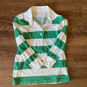 J Crew women’s rugby shirt